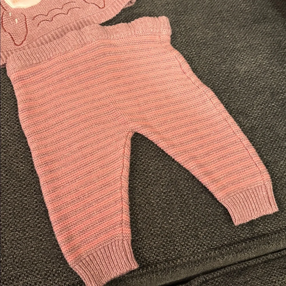 rene rofe baby owl sweater set - great condition - Picture 4 of 5